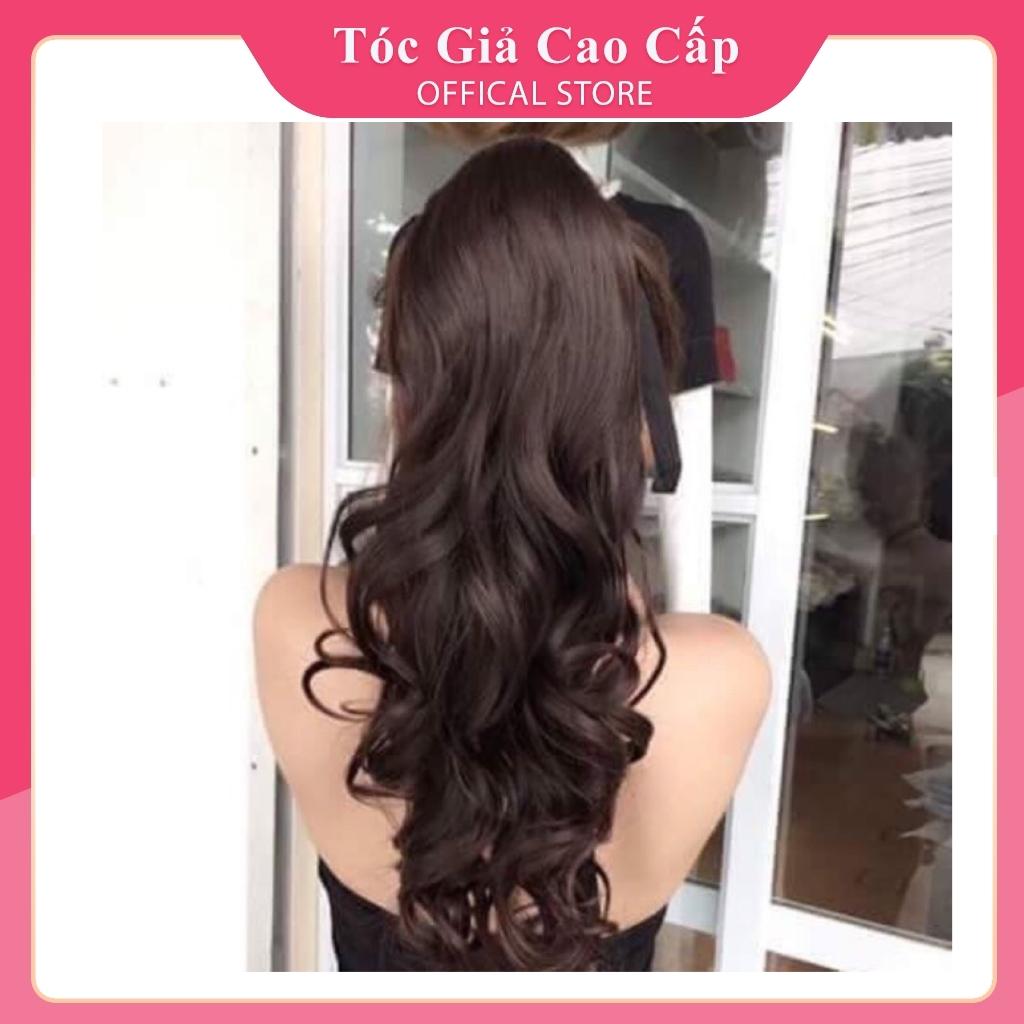 Tóc giả cột ❤️FREESHIP❤️ Tóc giả cột xoăn lọn - mã D19