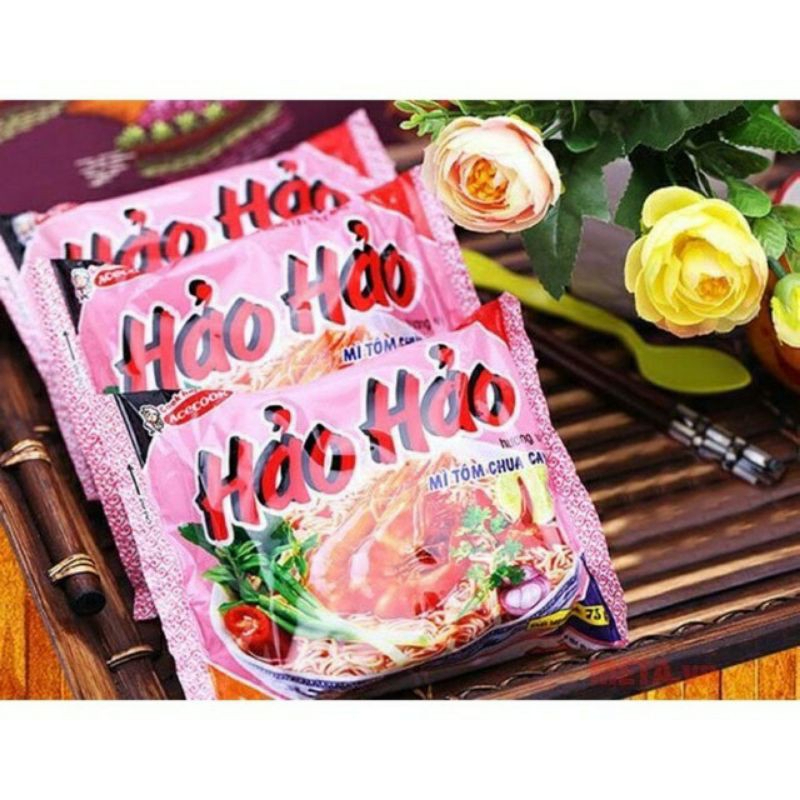 Combo 5 Gói Mì hảo hảo tôm chua cay gói 75g