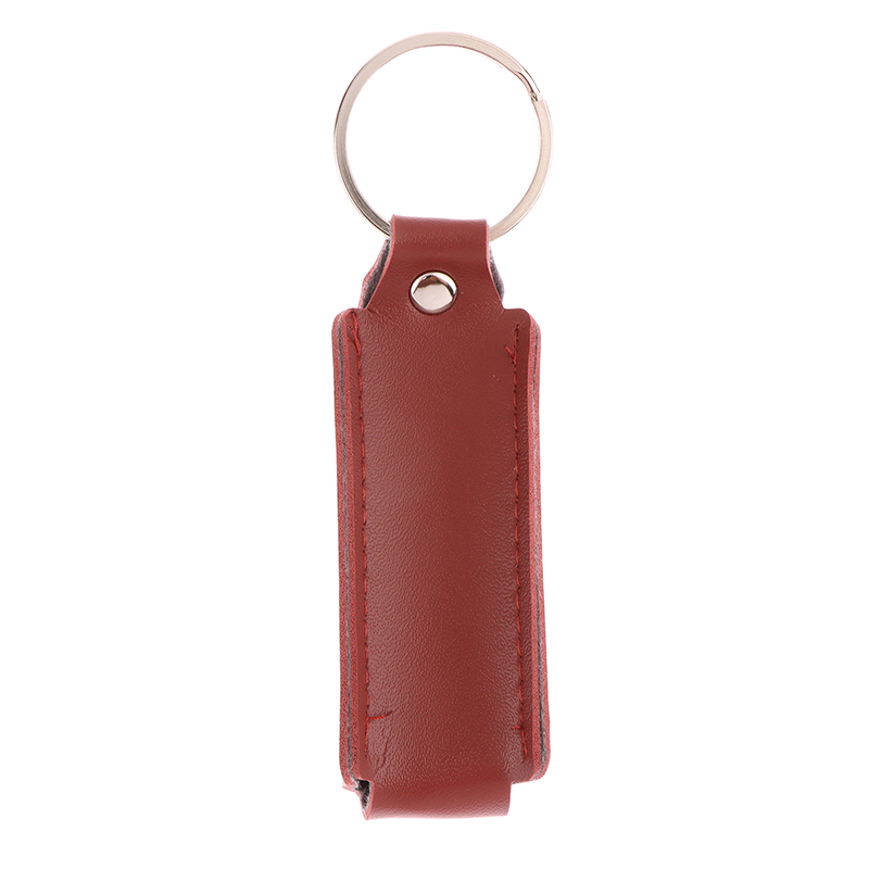 USB Case Protective Bag Portable Pocket Leather Key Ring For Usb Flash Drive. 