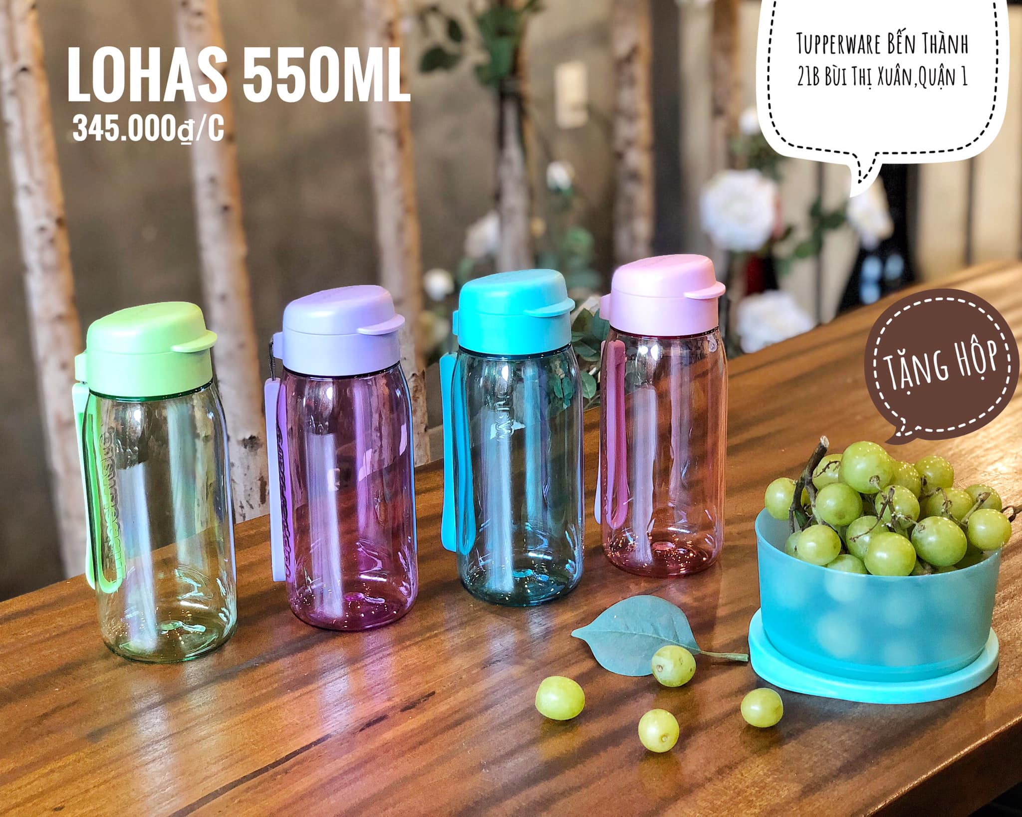 Bình nước LOHAS FLASK 550ml