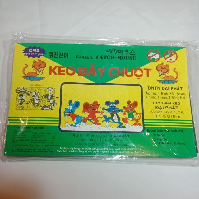 Keo dán chuột đại phát lốc 10 miếng cao cấp