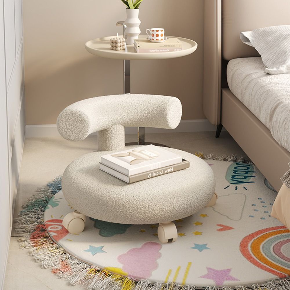 Movable%20Seat%20Small%20Household%20Low%20Stool%20Lambskin%20Swivel%20Design%20Children's%20Chair%20Movable%20Backrest%20Backrest%20Shoe%20Stool%20Home%20Decoration%20-%20Image%203
