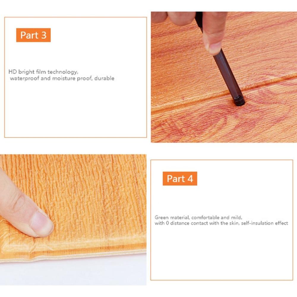 No Odor 3D Peel & Stick Wallpaper Foam Waterproof Skirting Border Wall Trim Line Corner Waist Line Wall Sticker. 