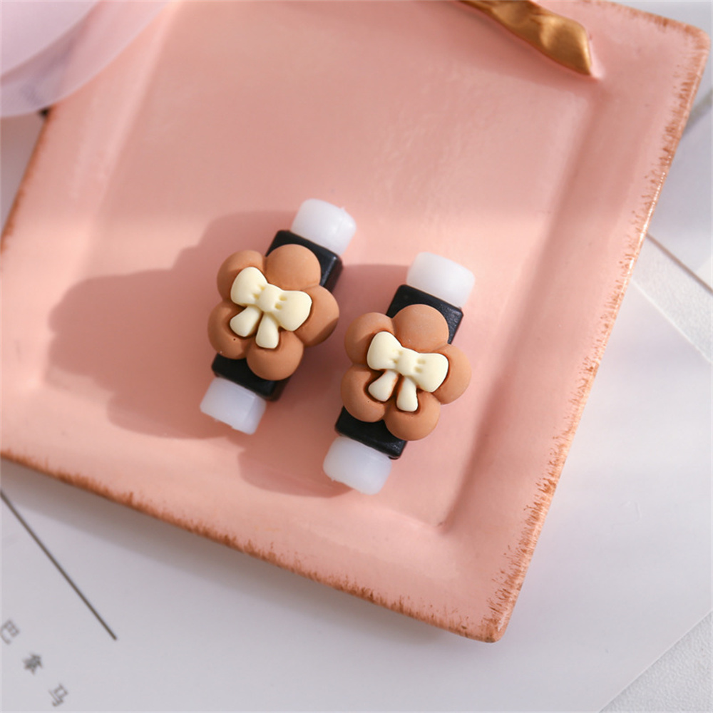 Duck store Cartoon Cute Charging Protective Cover For iPhone USB Cable Protector Charger Data Cord Organizer Anti Breaking Holder Top Seller.PRHL. 