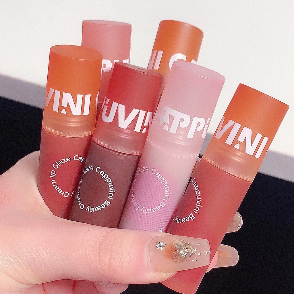 Son bóng mềm nhung Nhiều màu 3g nhung mờ