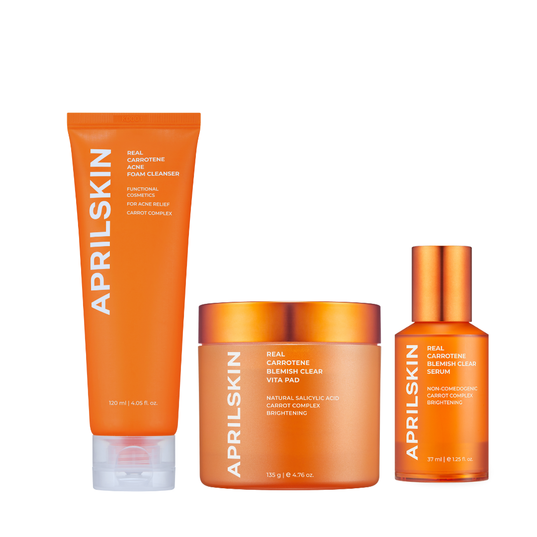 Combo Tinh chất dưỡng Cà Rốt Aprilskin (02 Tinh chất dưỡng Carrotene Blemish Serum)