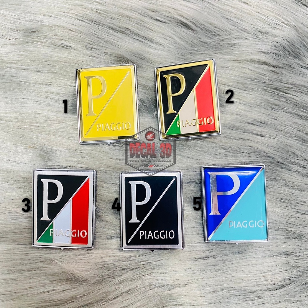 Logo Vespa dán mặt nạ đầy cái tính đầy đủ màu cho khách chọn lựa