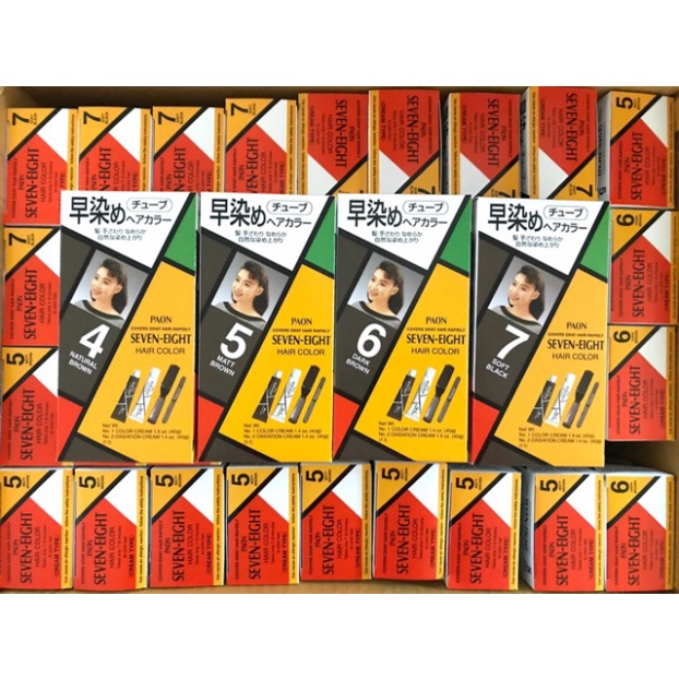 Chính hãng Thuốc Nhuộm Phủ Bạc Seven-Eight