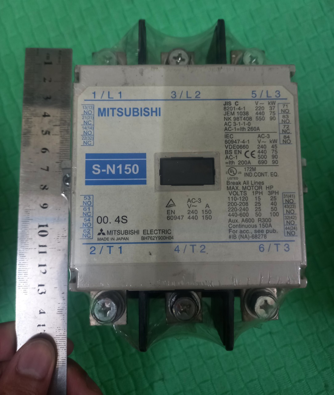 CONTACTOR NHẬT BẢN 150A COIL 220V AC KHỞI