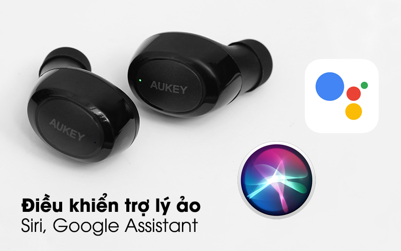 Tai nghe Bluetooth True Wireless Aukey EP-T16S Đen FullBox