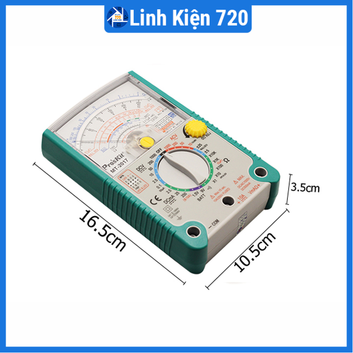 Đồng hồ đo vạn năng Proskit MT-2017 đo điện đa năng