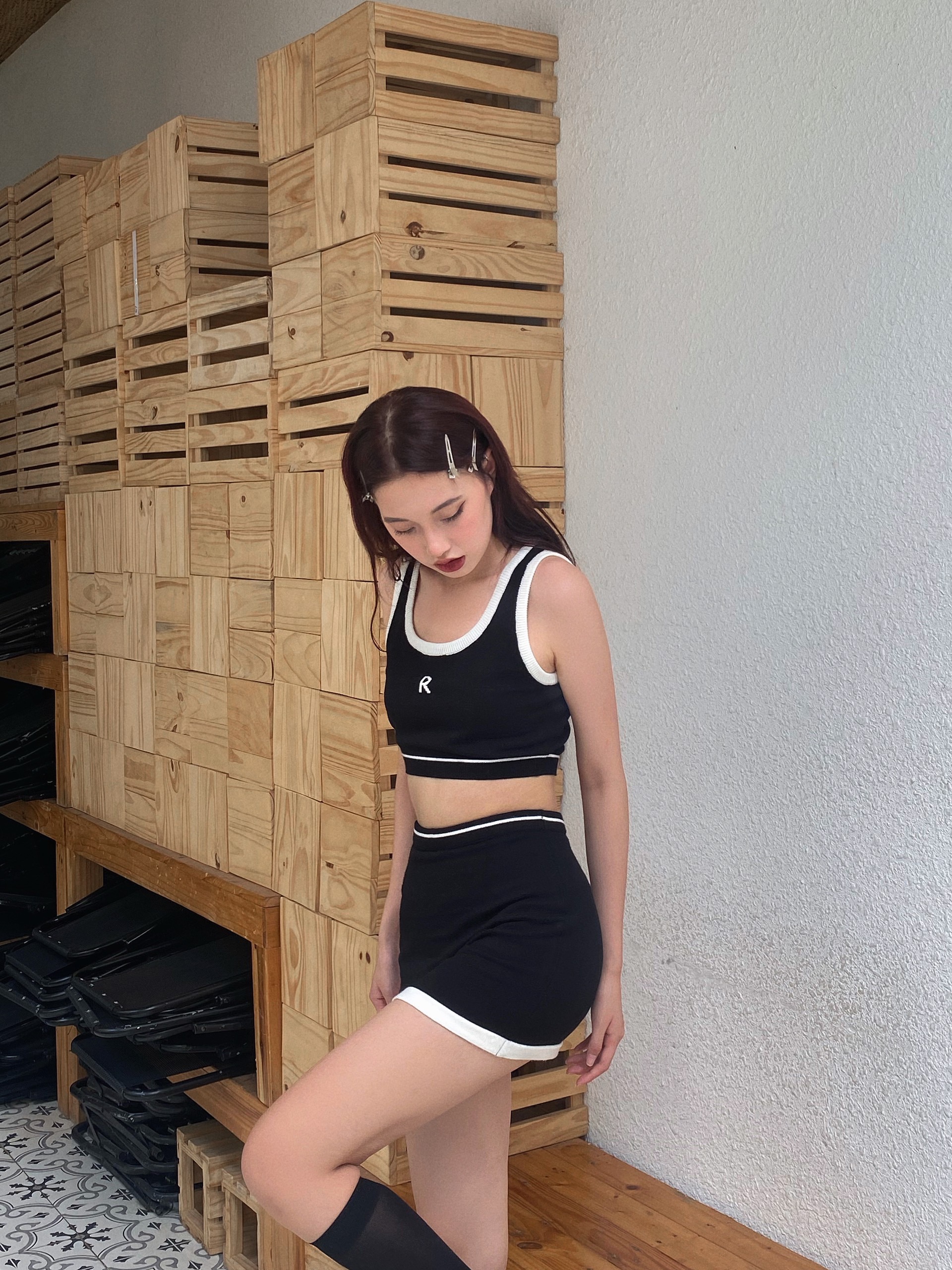 Set áo chân váy Knit Regods ( SET CROPTOP KNIT )