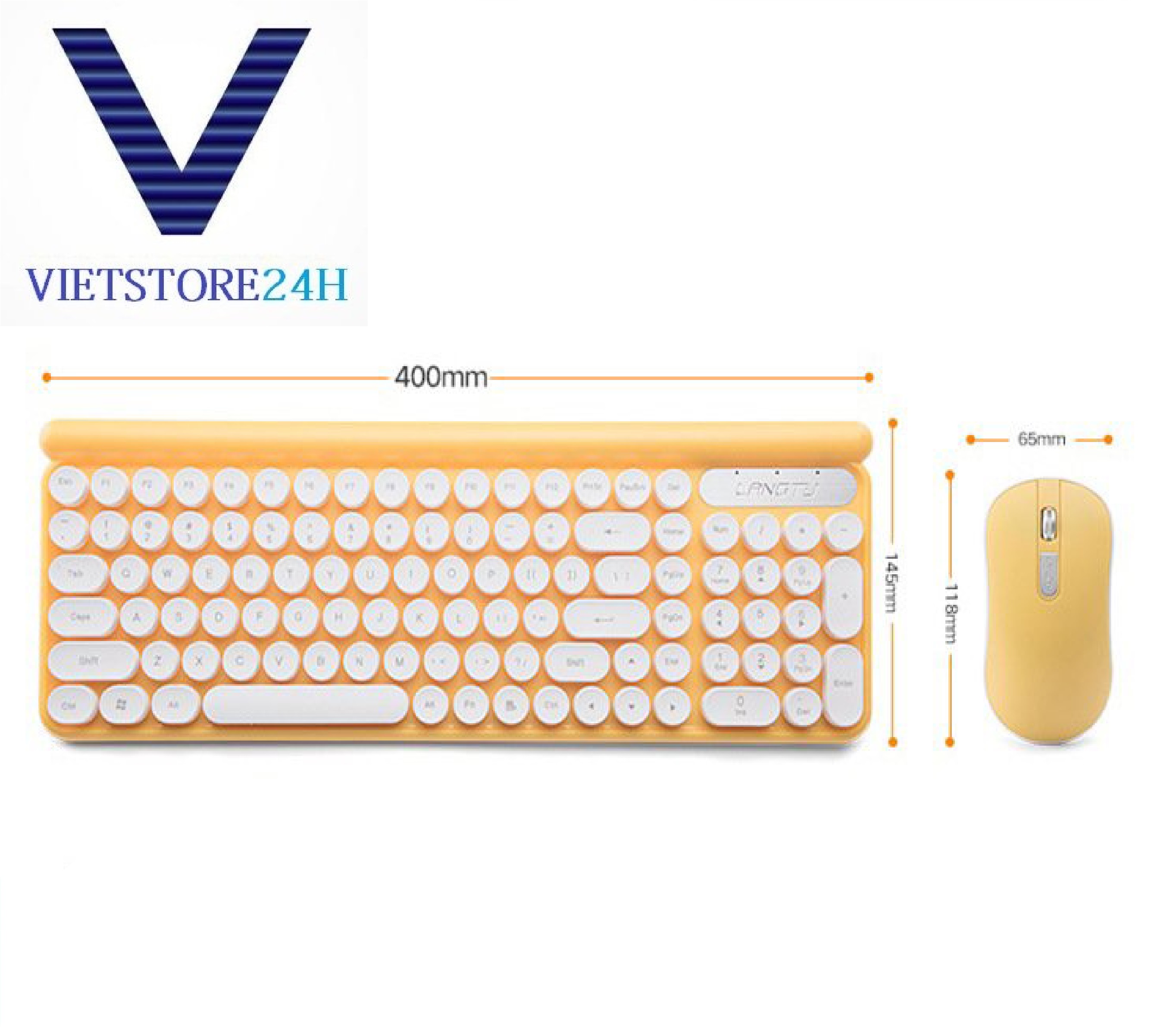 Bộ Bàn Phím Chuột Không Dây LANGTU LT400