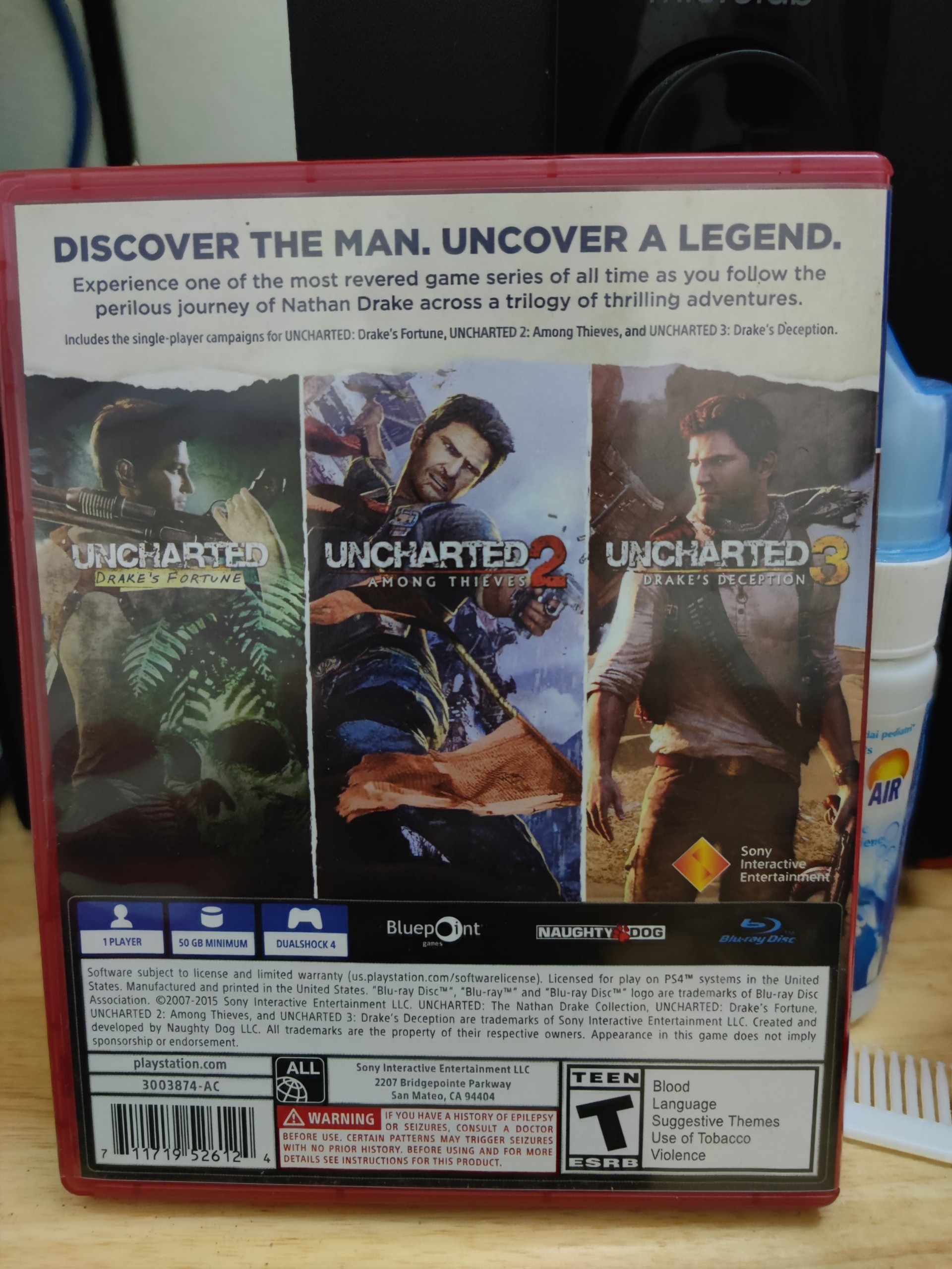 Đĩa game PS4 Uncharted - The Nathan Drake Collection
