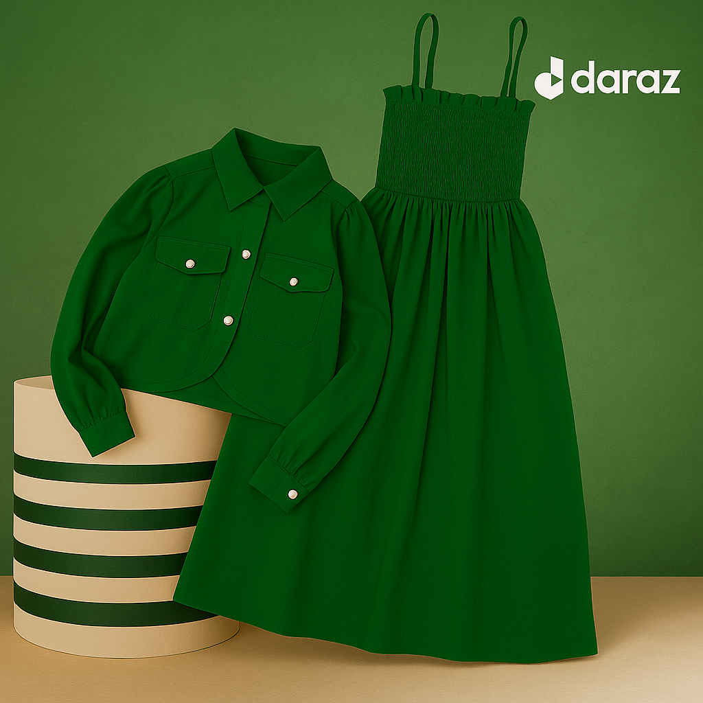 14th August 2-Piece Independence Day Dress for Women & Girls – Kaaj ...