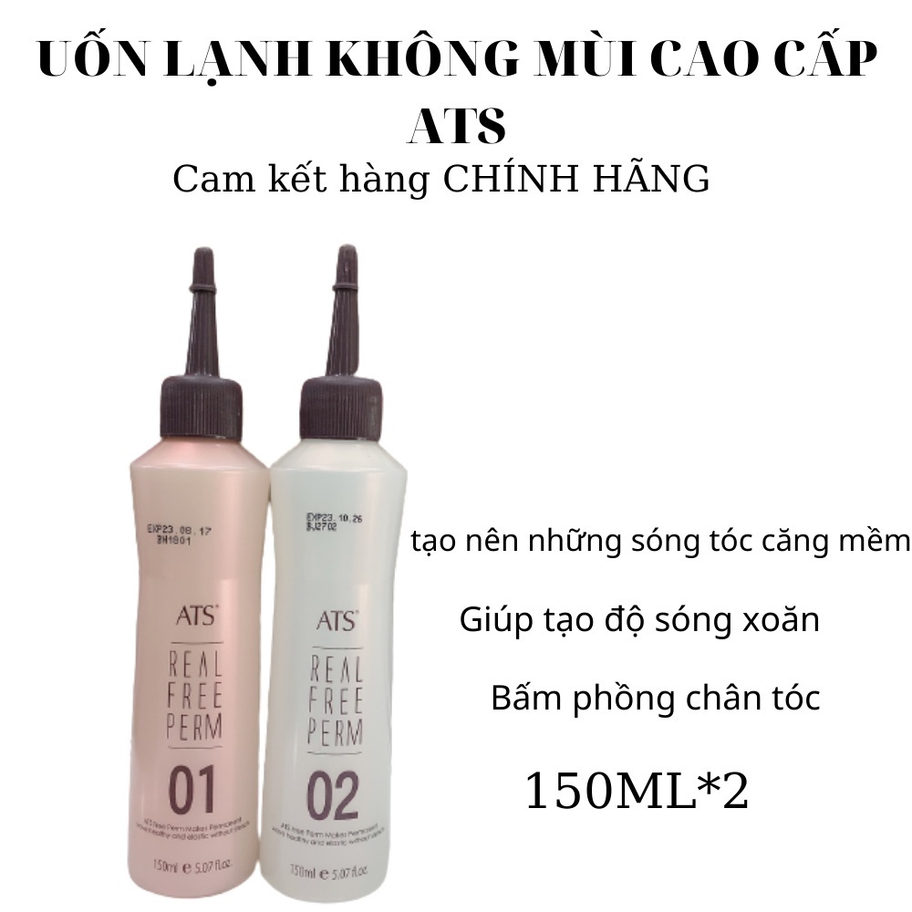 Thuôc uốn lạnh, uốn nguội ATS REAL FREE PERM 150mlx2(2023)