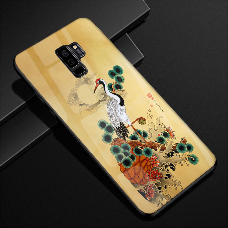 Ốp lưng samsung s9, s9 plus mặt kính cường lực, thiết kế riêng