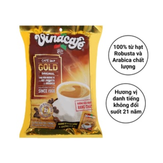 [TI MART] Cà phê sữa VinaCafé Gold Original 480g (24 gói x 20g)