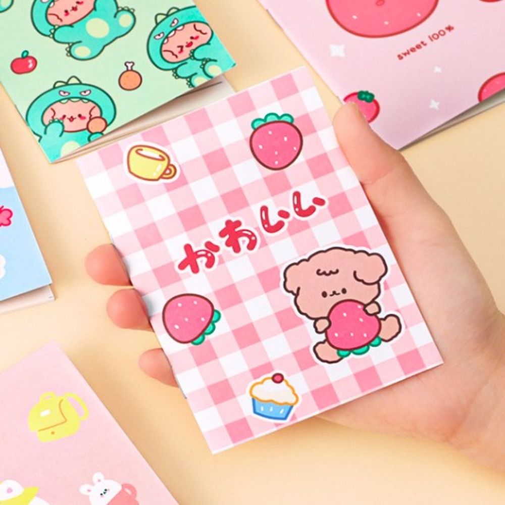 Mmluck 4 cái từ túi Mini notepad ghi chú Nhật Ký Dễ Thương bỏ túi Sổ ghi chú dễ thương ghi nhớ máy tính xách tay mini cầm tay Quà Tặng Giải Thưởng