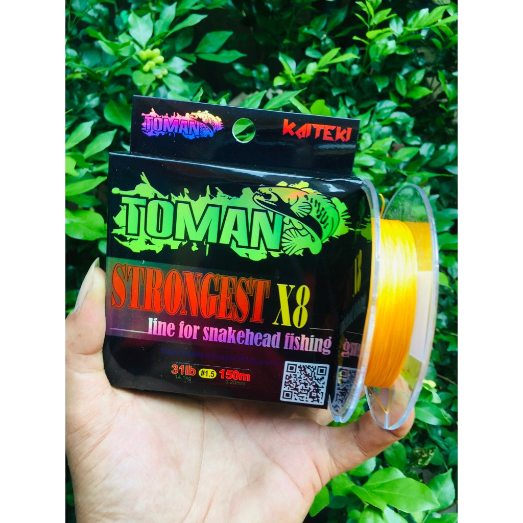 Dù toman x8 chuyên lure Toman Strongert X8 new 2023