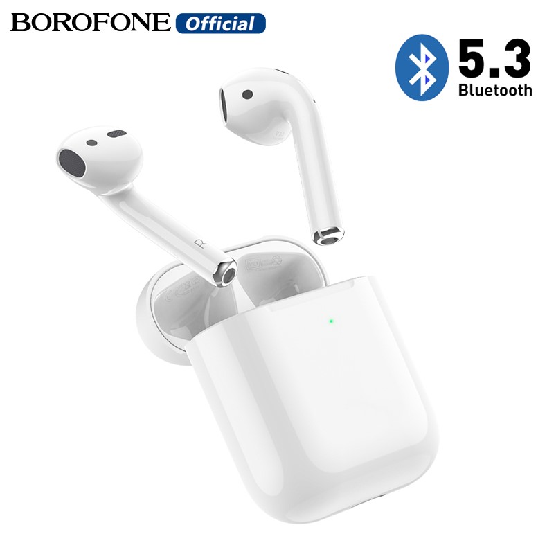 Borofone bw25 TWS bluetooth không dây Tai nghe bluetooth 5.3 với microphone tai nghe thể thao cho Tất cả điện thoại thông minh phổ