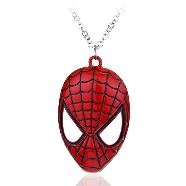 Disney Marvel Avengers Necklace Doctor Strange Captain America Spiderman Pendant Superhero Necklace For Men Children's Toy Gift