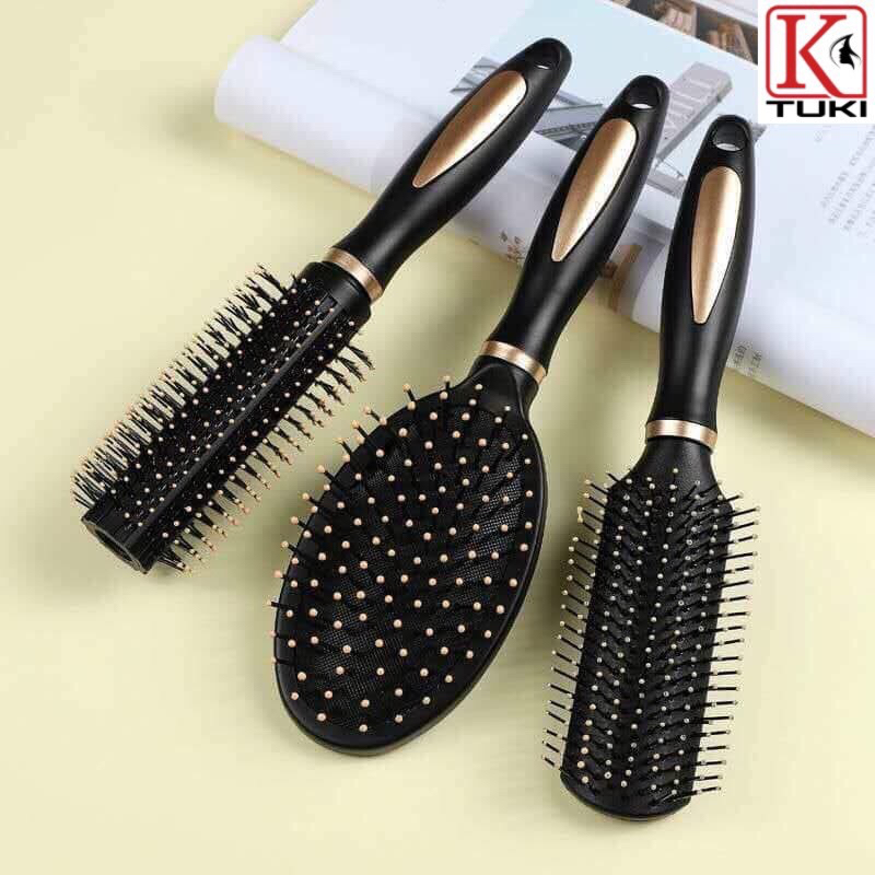 Bộ 3 lược chải đầu gỡ rối tóc, chống tĩnh điện