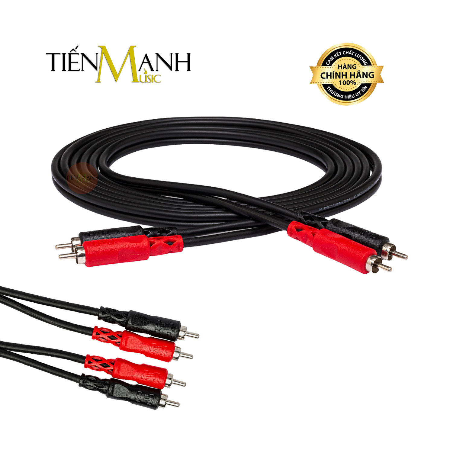 Cặp dây cáp loa kiểm âm hosa 2 đầu rca hoa sen cra-202, cra-203 cable cra202, cra203 studio monitor cable