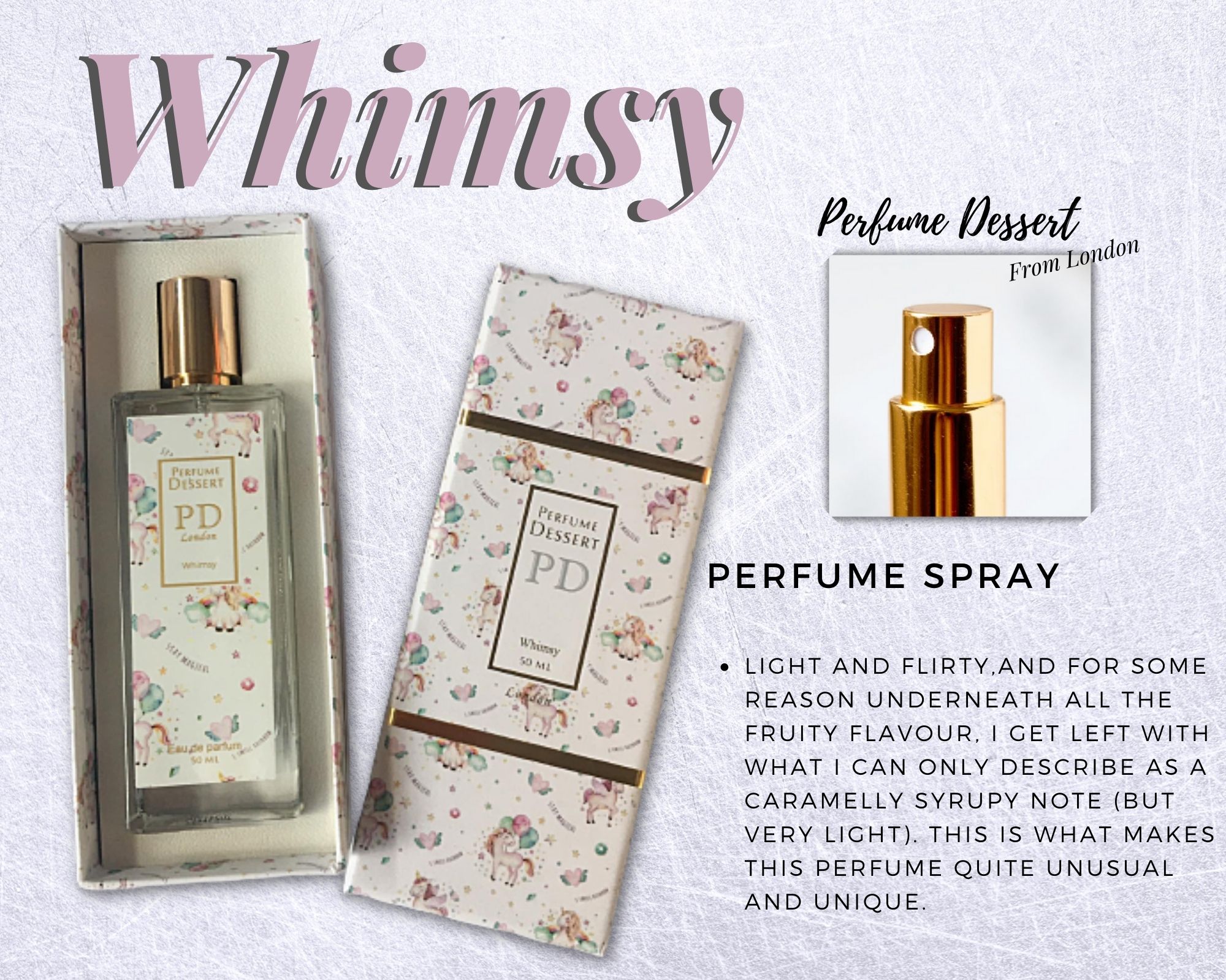 EDS WHIMSY 50 ML ORIGINAL Perfume Dessert From UK London (AQUA