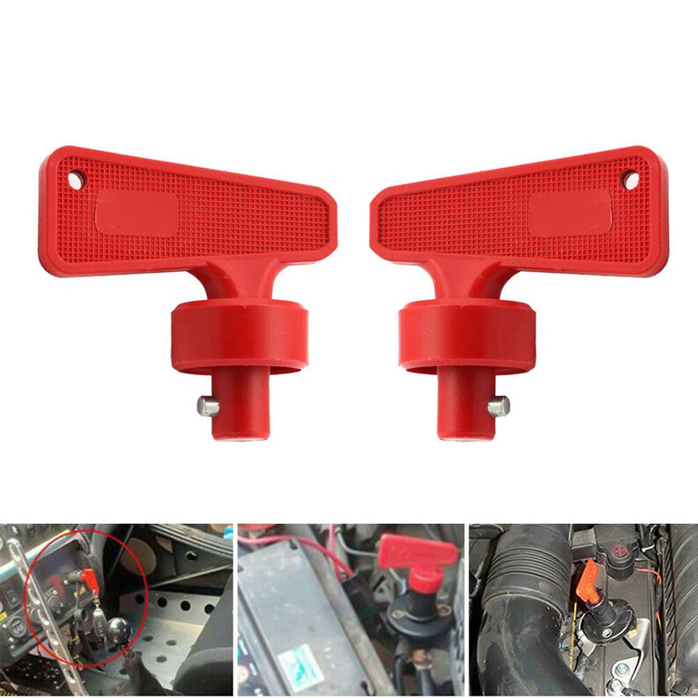 2X Spare Key/For Battery Isolator Switch/Power Kill Cut Off Switch/Car Van Boats
