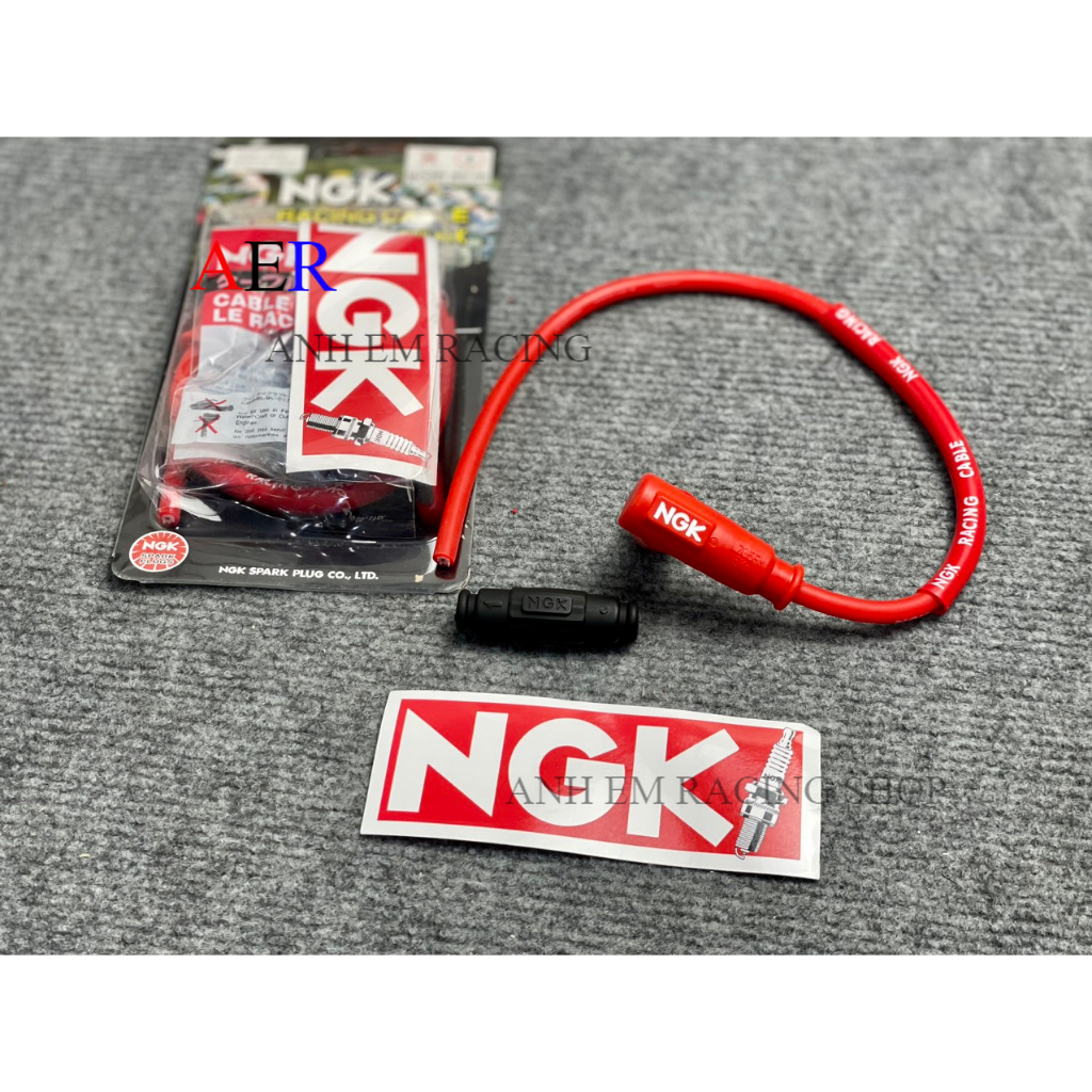 Dây tăng áp NGK, dây bugi NGK đầu chụp silicone chống nước
