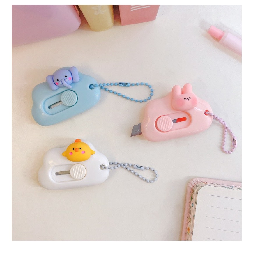 Dao cắt giấy mini dễ thương dành cho học sinh dễ thương - K4
