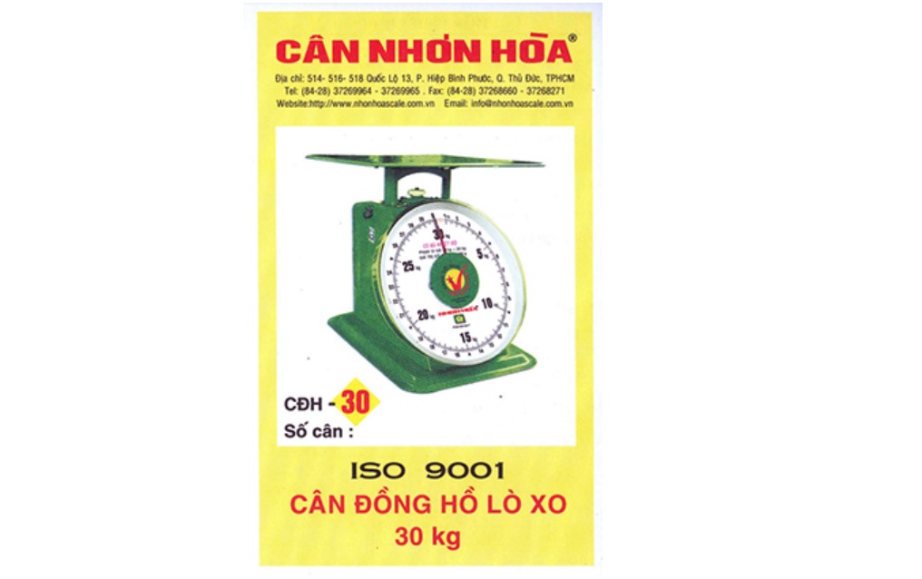 Cân Nhơn Hòa 30 kg