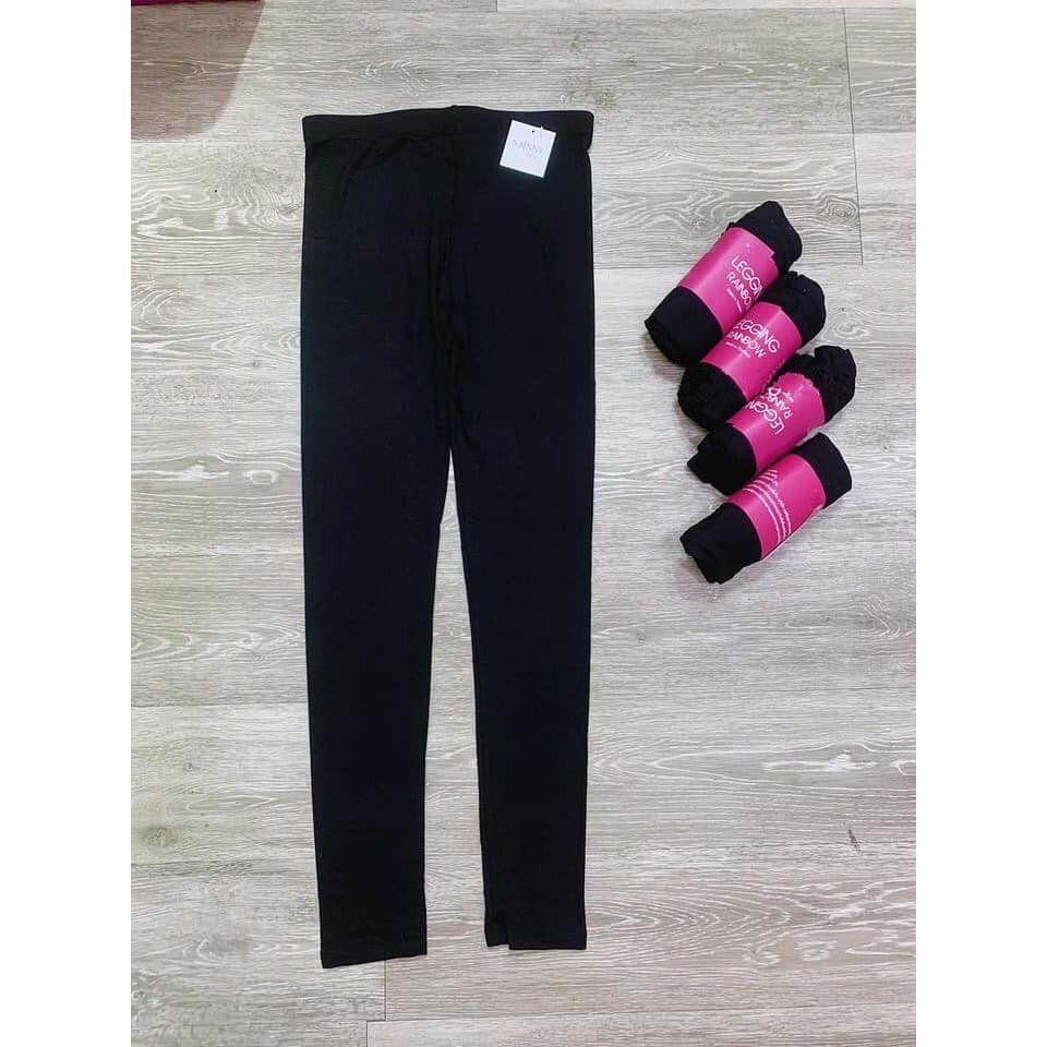 Quần LEGGING RAINBOW Thái cuộn giấy hồng form dài
