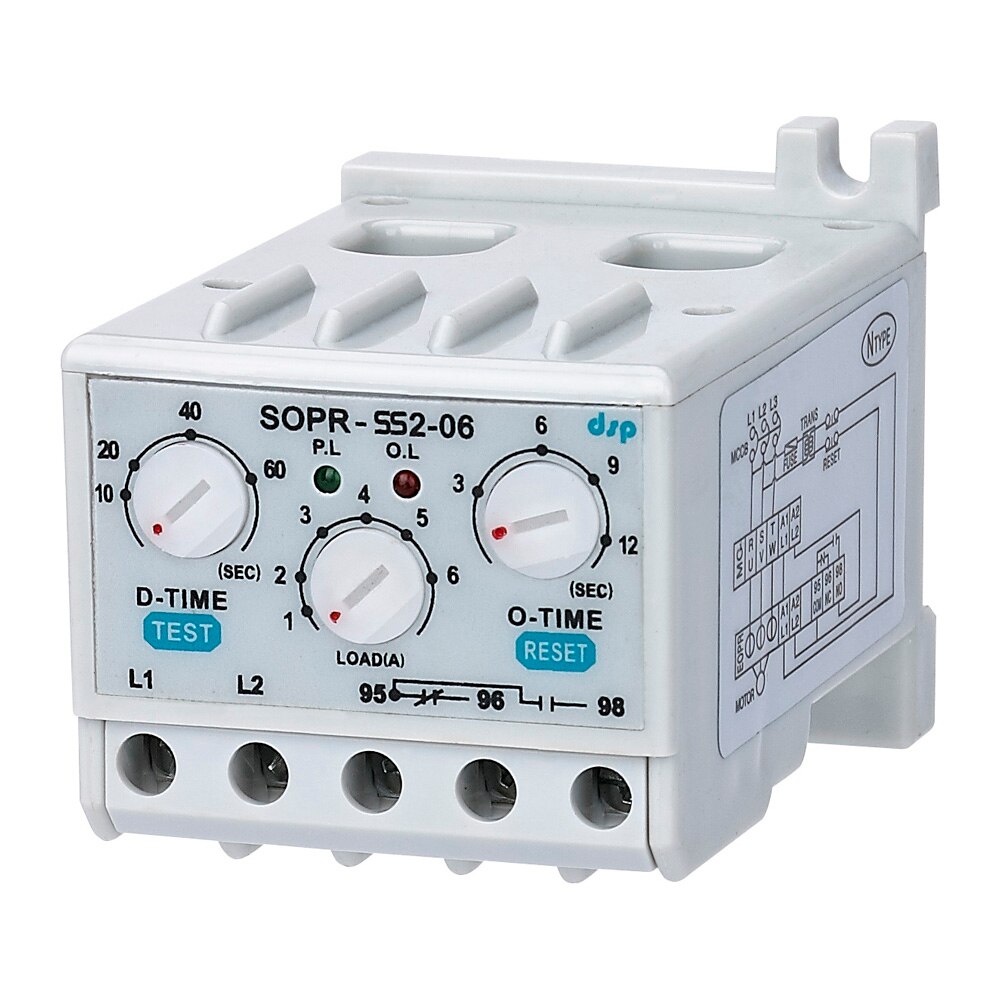 Un:90~260vac Electronic Overload Relay Motor Protector Thermal Overload Relay Sopr-Ss2