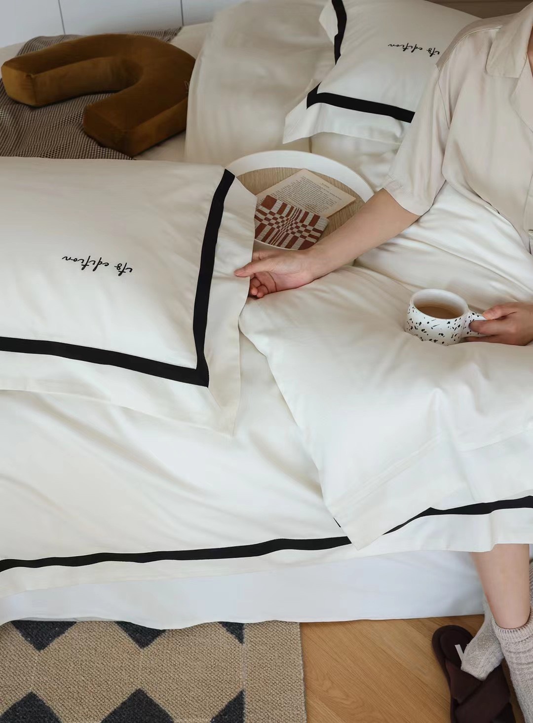 (💥FREESHIP MAX) SET 4 MÓN CHĂN GA GỐI LỤA SATEENS 100S NHẬP KHẨU HÀN QUỐC