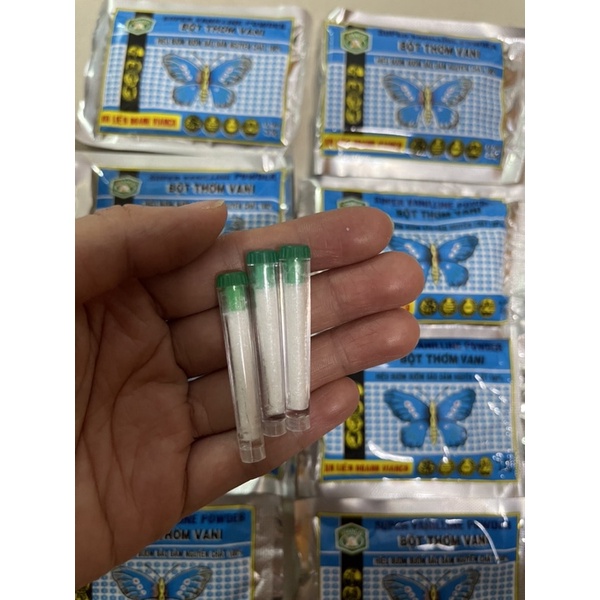 1 hộp 100 ống Vani con bướm