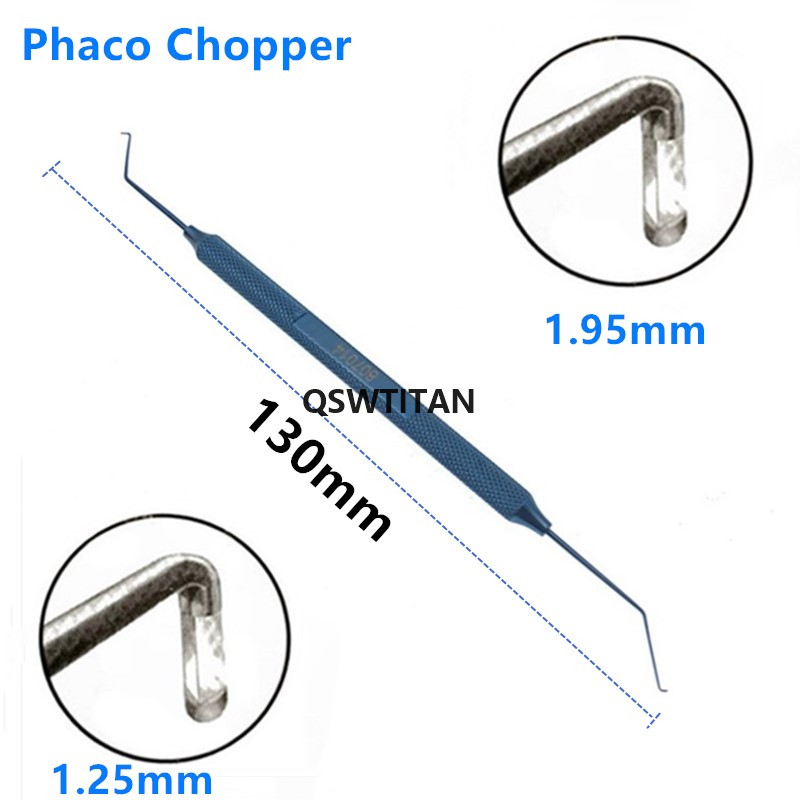 【A village Store】1PCS Double Phaco Chopper Titanium Double Phaco hook ...