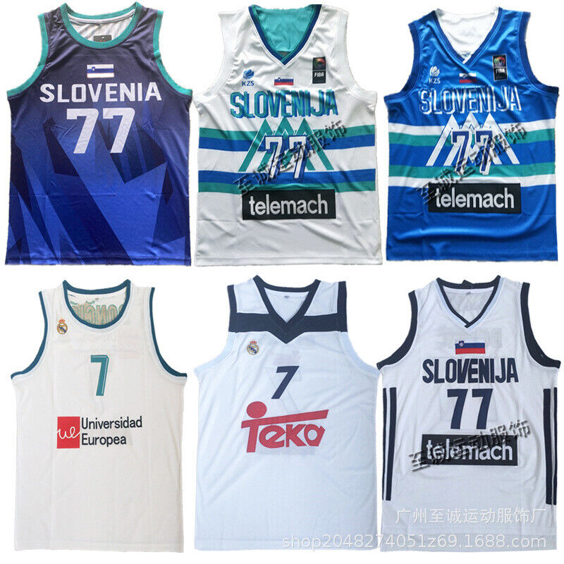 4 colors Luka Slovenia #77 Basketball Jersey Doncic Basketball Jerseys  Legend - AliExpress