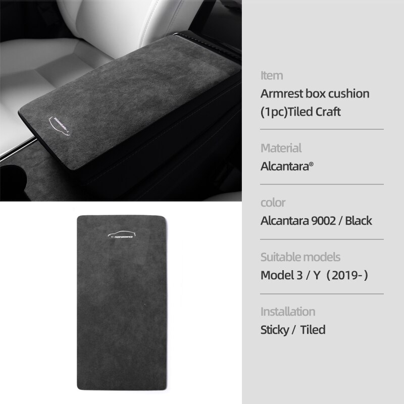 BETTERHUMZ Alcantara Wrap For For Tesla Model 3 Y Car Centre Console Kits  Decor Cover Sticker Interior Mouldings Accessories