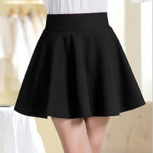 Chân Váy ngắn Dáng Xòe Cạp Chun