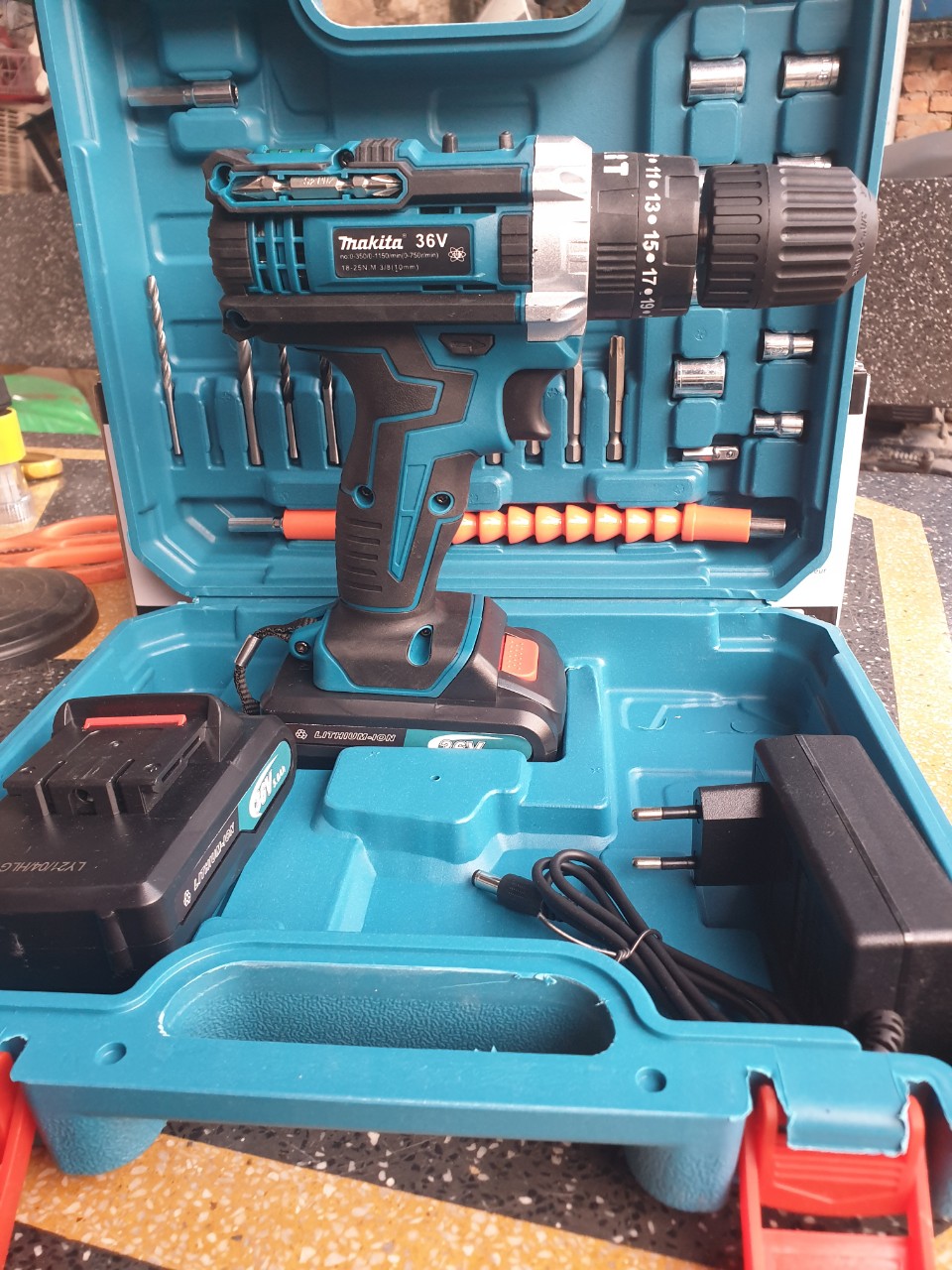 May khoan bắt vít makita pin 36V (kèm 2pin)