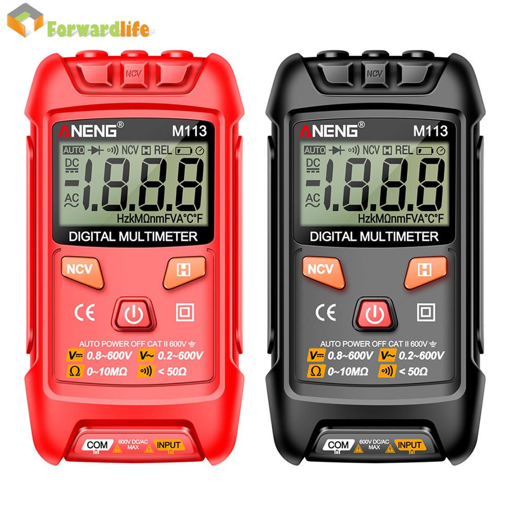Máy đo vạn năng kĩ thuật số Mini Tester AC/DC Đồng hồ đo dòng điện điện áp LCD Điện áp kháng Meter với NCV 1999counts tự động điều chỉnh phạm vi