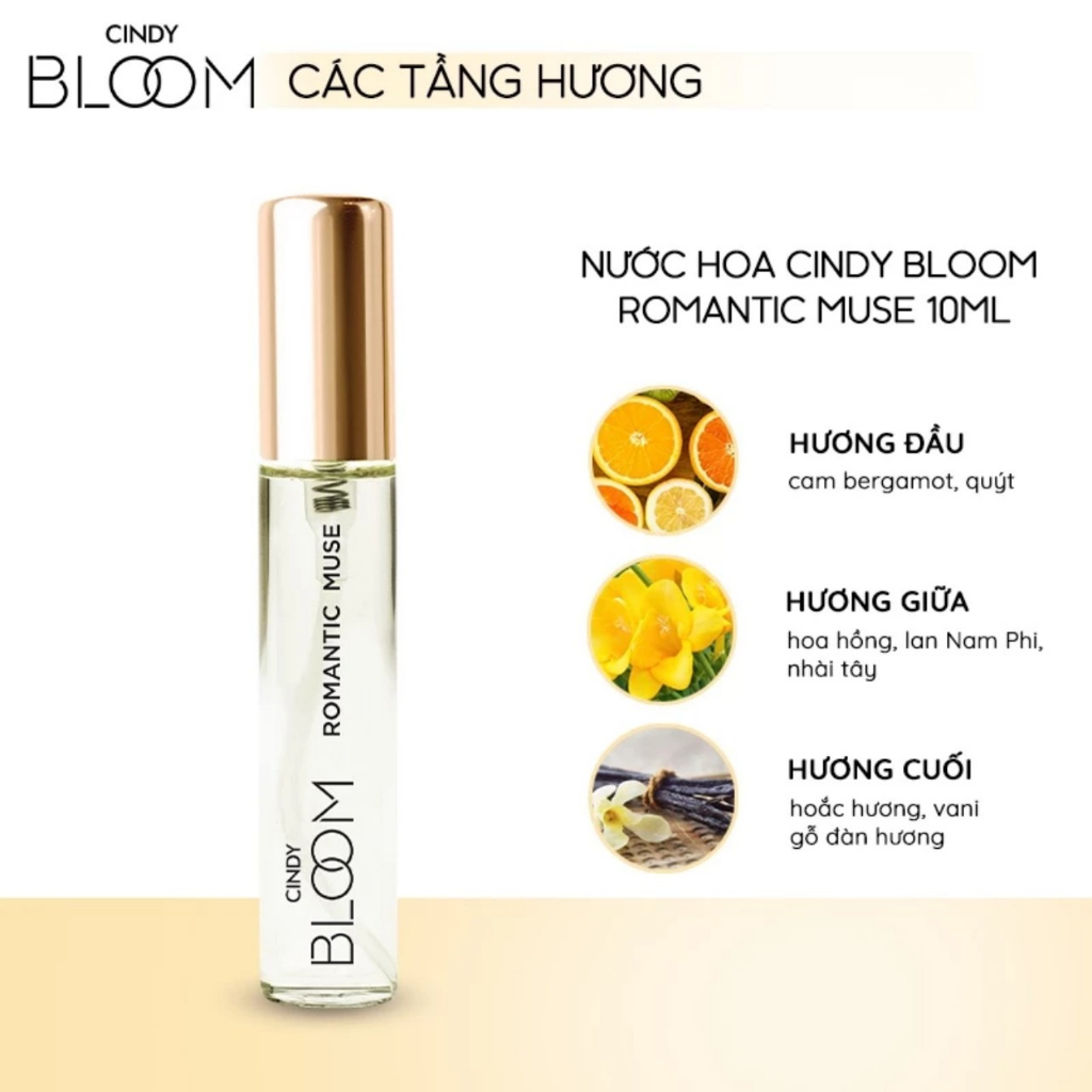 Nước Hoa Cindy BLoom 10ml- Chính Hãng