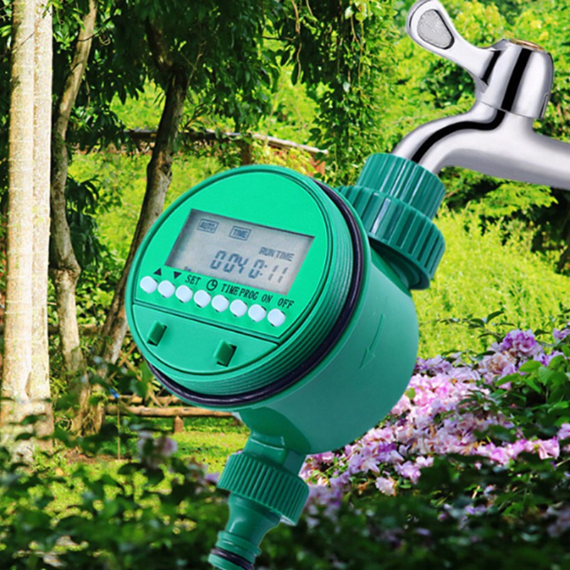 Irrigation Timer -Automatic Electronic LCD Display Home Water Timer Garden Plant Watering Irrigation Controller System