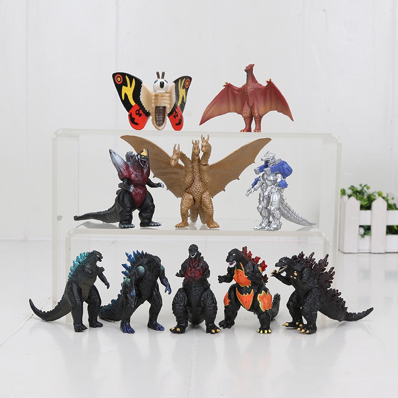 Set 10 Mô Hình Nhân Vật Khủng Long Godzilla - Mẫu 02