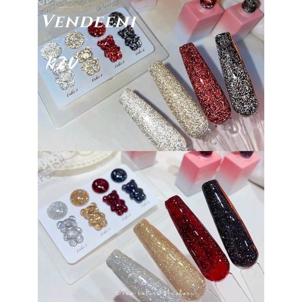 Set 4 màu sơn gel vendeeni