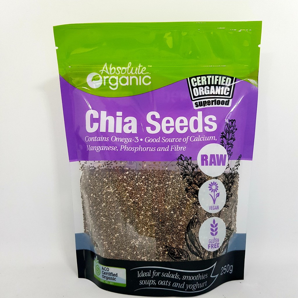 Hạt chia úc gói màu tím 250g