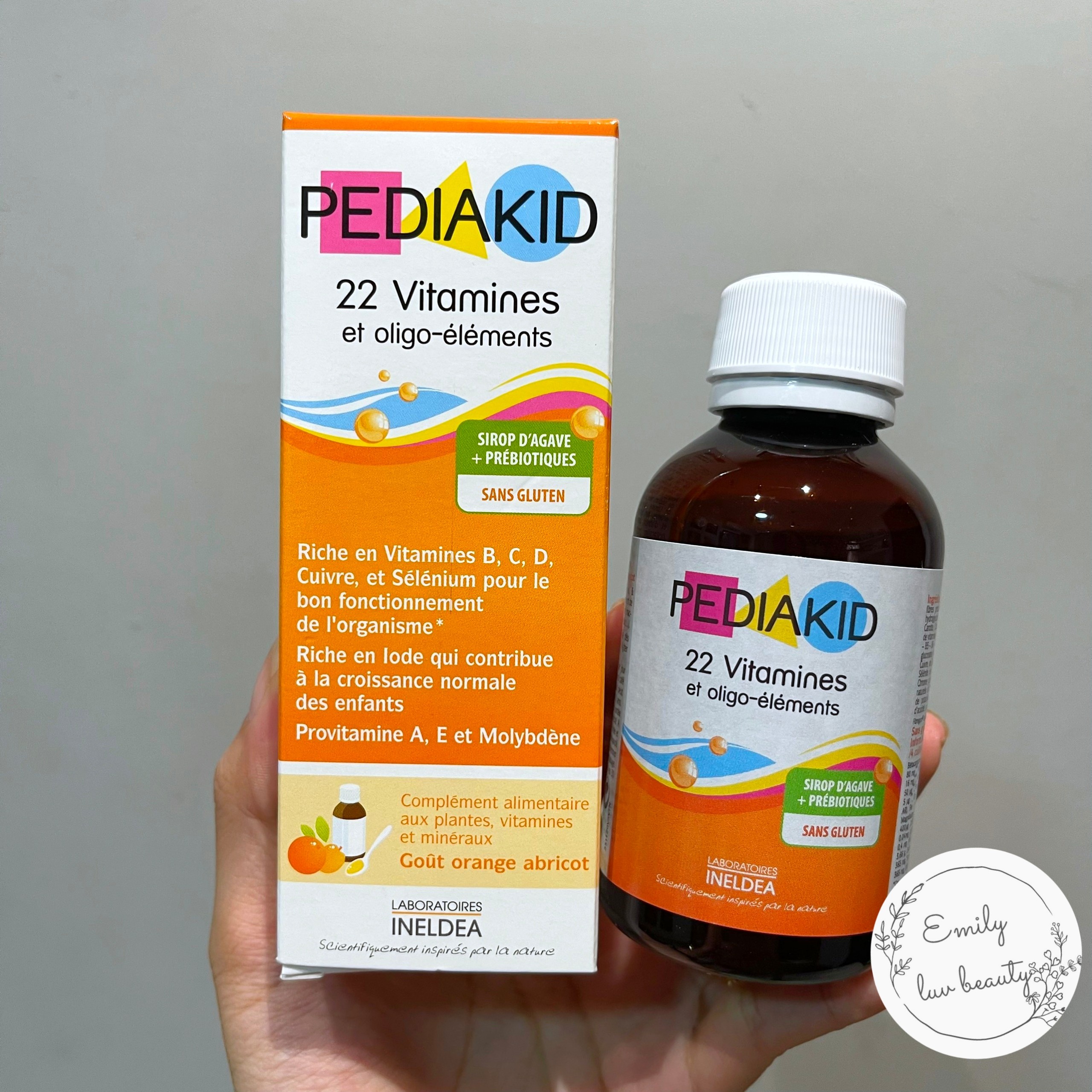 Siro pediakid giúp bé ăn ngon, tăng đề kháng 125ml