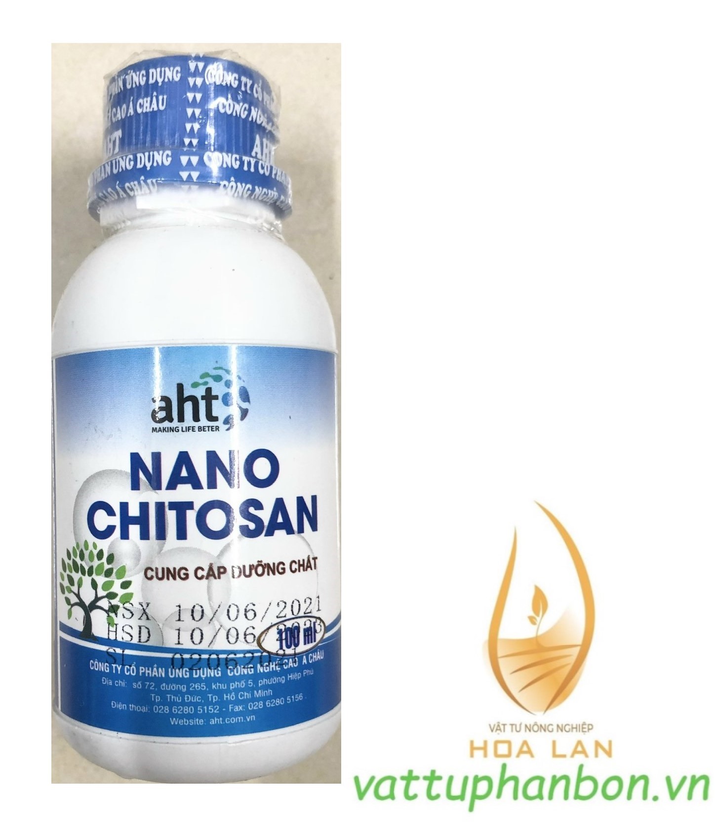 Phân bón lá nano chitosan aht - #349a# 100ml